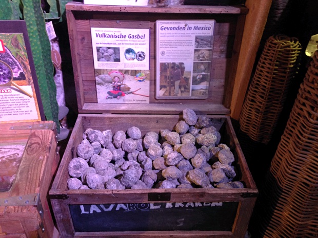 A chest full of geodes ready to be cracked