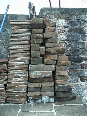 The Stack of bricks and tiles (May, 2004)