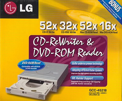 LG GCC-4521B CD-Rewriter & DVD-ROM reader