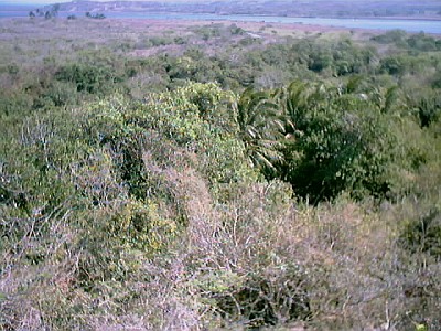 The Antigua river in the distance