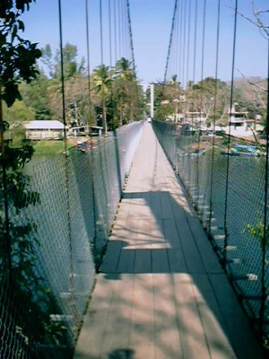 The bridge over the Antigua river