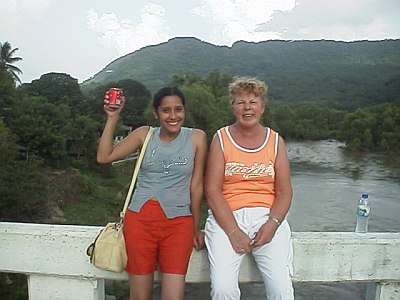 Esme and mom after a rough wild water experience