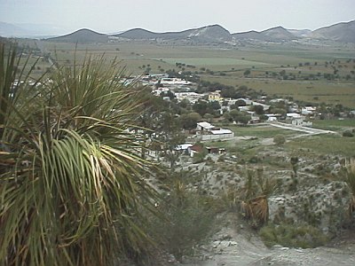 San Luis Atextact, taken from a hill