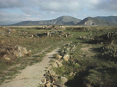 The road back to the ruins