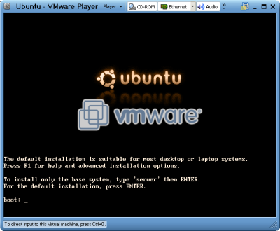 VMware Player running your own Ubuntu installation