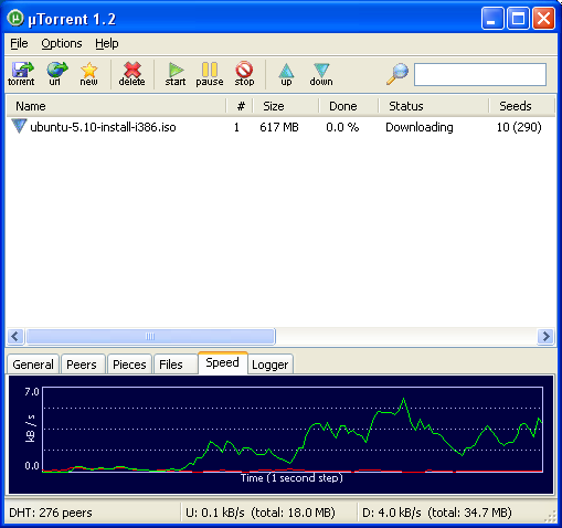 µTorrent (uTorrent)  A Very Tiny BitTorrent Client