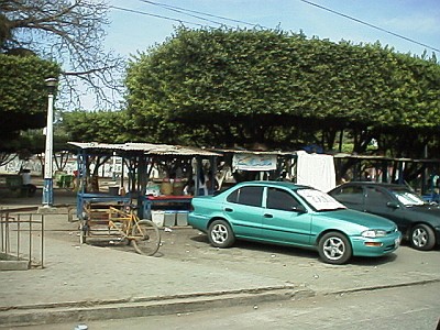 A park in a village in Guatemala