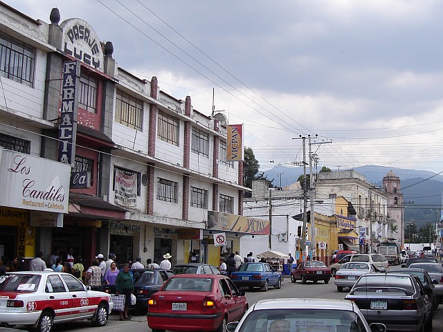 Perote, Veracruz. Cofre de Perote is the left most peak.