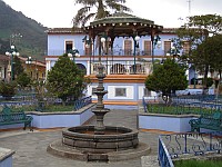 Town park of Ixhuacn de los Reyes