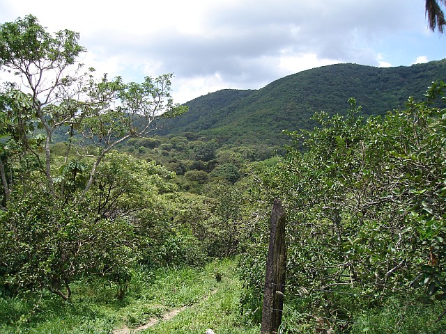 Some of the green hills near Chavarillo.