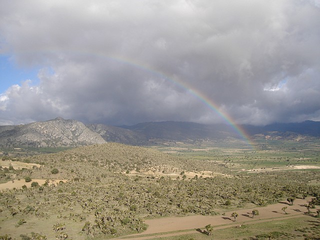 A rainbow near La Gloria.