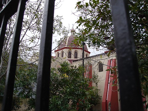 A part of a church in the town of Alto Lucero.