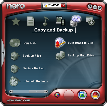 Nero StartSmart screenshot
