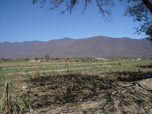 The Sierra Madre de Oaxaca as seen from Ajalpan.