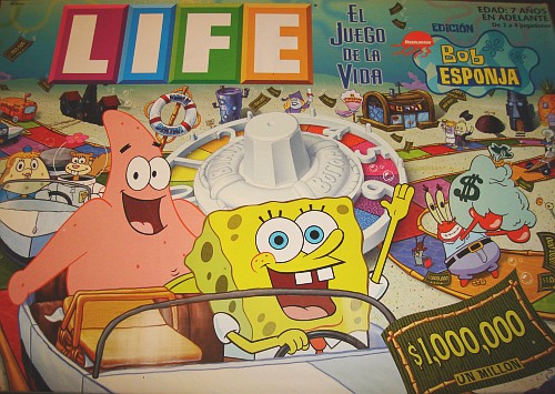SpongeBob SquarePants game of life box.