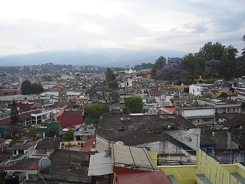 Xalapa, to the right a part of Parque Jurez.