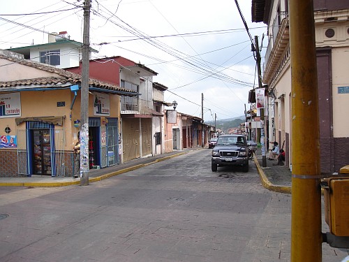 A street in Coatepec, Veracruz.