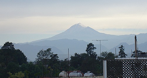 Pico de Orizaba as seen from Xalapa.