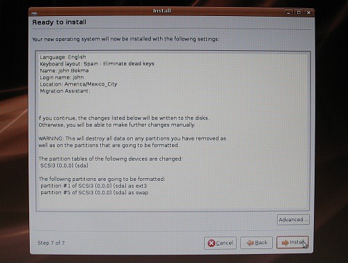 Ubuntu Install: ready to install?