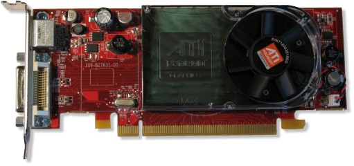Graphics card ATI Radeon HD 2400 XT, 256MB.