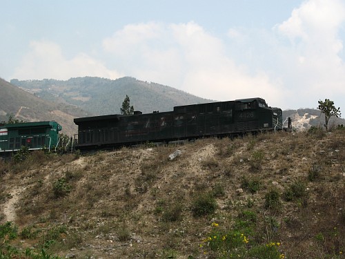 Train near Acultzingo, Veracruz.