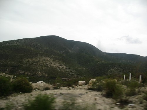 Landscape between San Jos Ixtapa and Tehuacn.