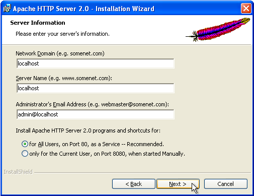 apache web server for windows